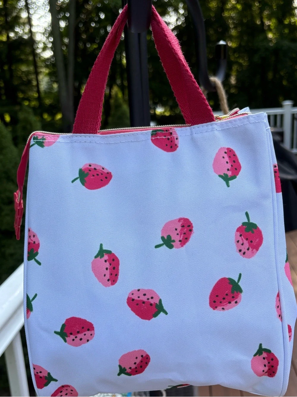NWT Kate Spade Strawberry Lunch Bag